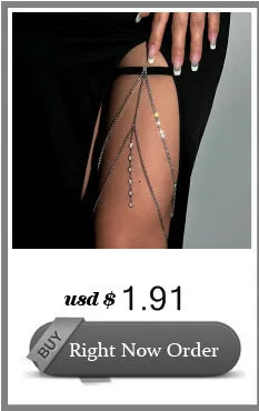 PuRui Sexy Crystal Glass Belly Chain for Women - Smarsty
