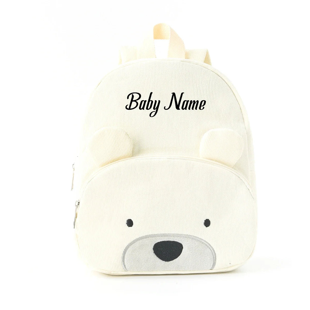 Custom Name Toddler Backpack Cartoon Bear Large Capacity - Smarsty