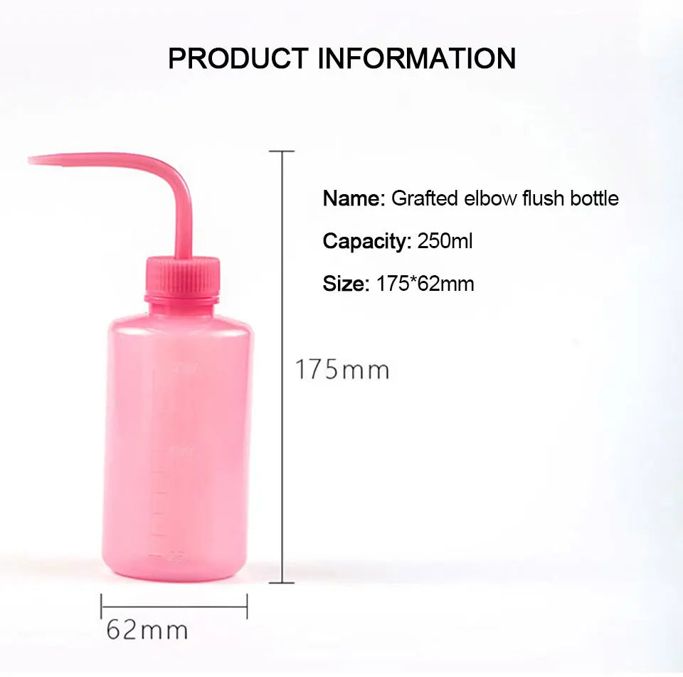 Eyelash Cleaning Bottle with Curved Spout 250ml 500ml - Smarsty