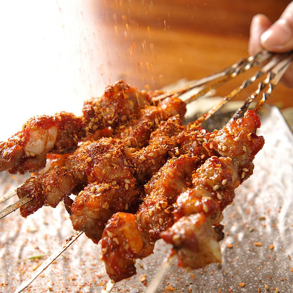 Stainless Steel Barbecue Skewers Set for Easy Cleaning - Smarsty
