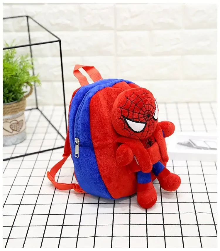 Cartoon cartoon fashion character backpack children casual plush backpack cute kindergarten boy and girl schoolbag gift - Smarsty