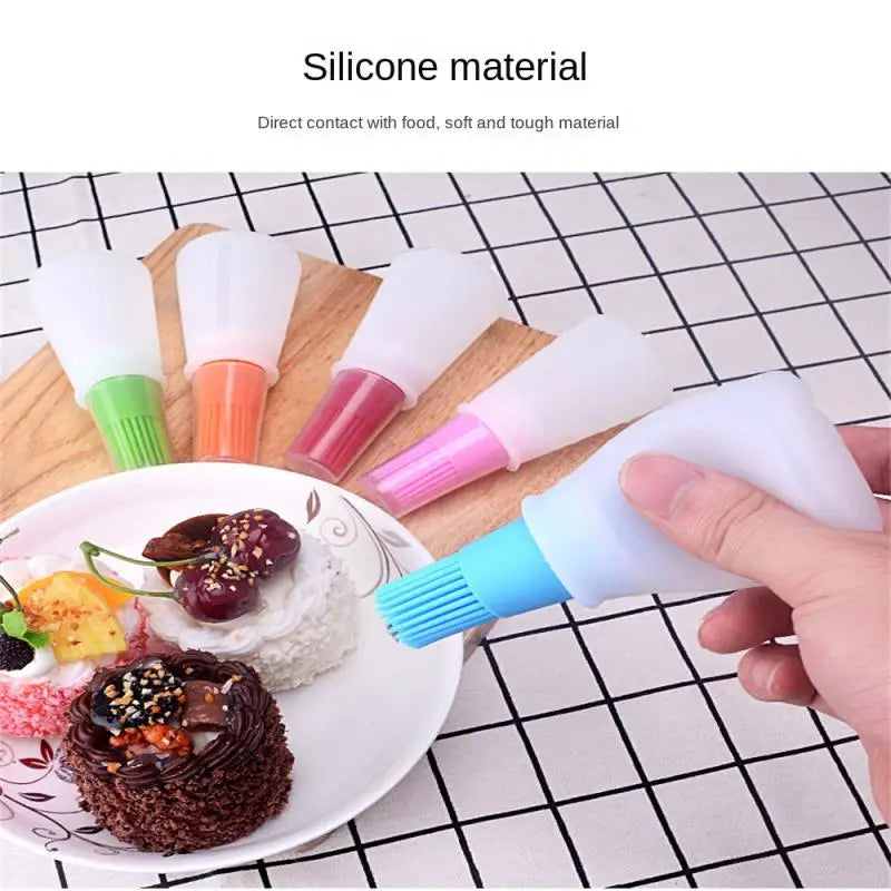 Silicone Oil Dispenser Brush for High Temperature Cooking - Smarsty