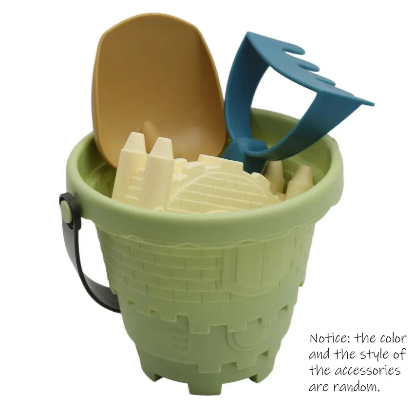 Children's Castle Sand Digging Sets Sand Scoop Summer Toy Beach Toys Sand Box for Kids Outdoor Baby Educational Interactive Gift
