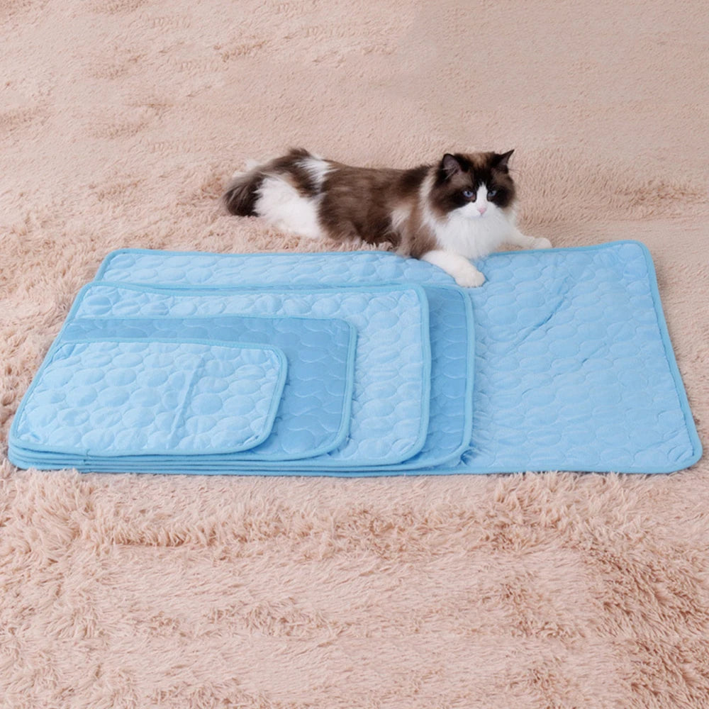 Cooling Summer Dog Mat Breathable Pet Bed Washable - Smarsty