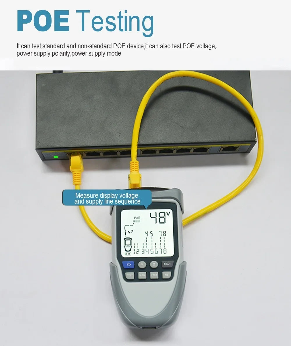 TOOLTOP ET613 Network Cable Tracer with POE Detection - Smarsty