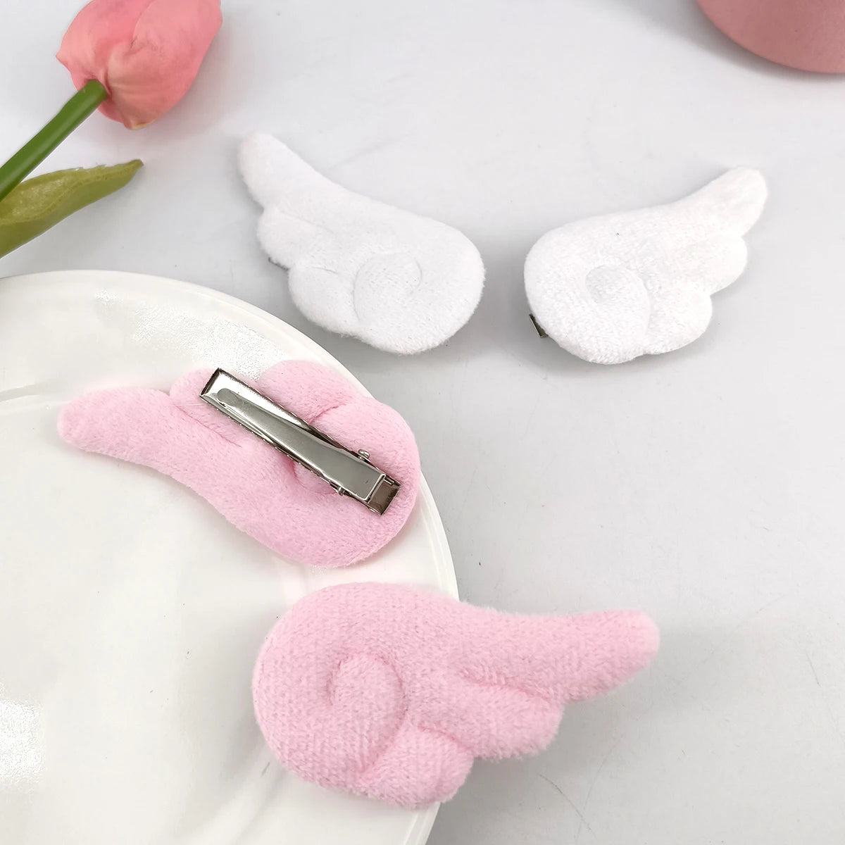 Cute Angel Wing Hair Clips for Girls 2Pcs Set - Smarsty