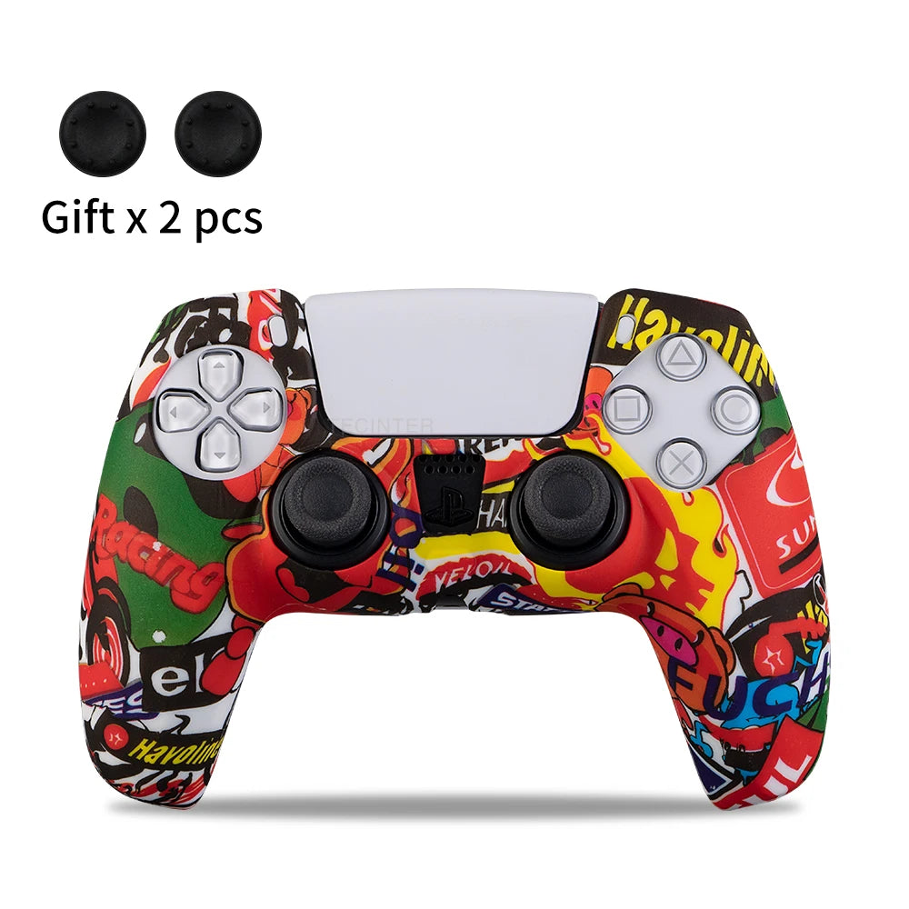 Silicone Protective Cover for PS5 Controller Anti-Slip Grip - Smarsty