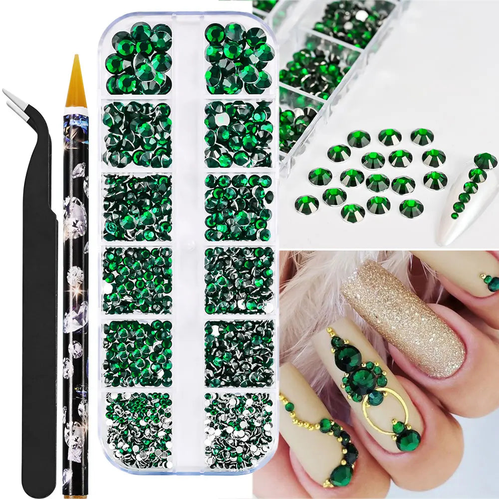 Half Round Pearl Beads for Stunning Nail Art - Smarsty