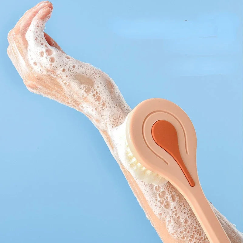 Soft Hair Bath Brush with Long Handle for Easy Scrubbing - Smarsty