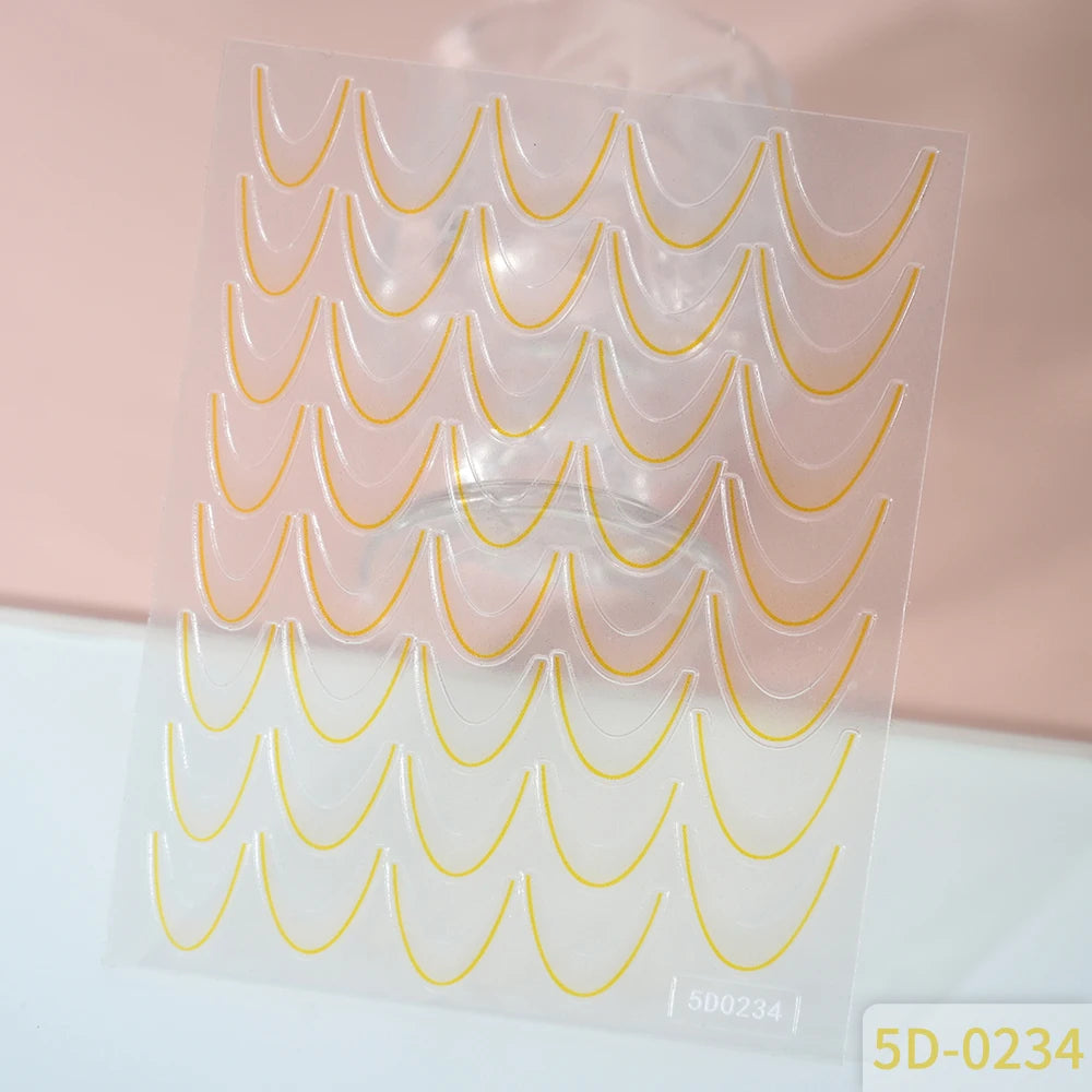 Self-Adhesive French Lines Nail Stickers for Easy Manicure - Smarsty