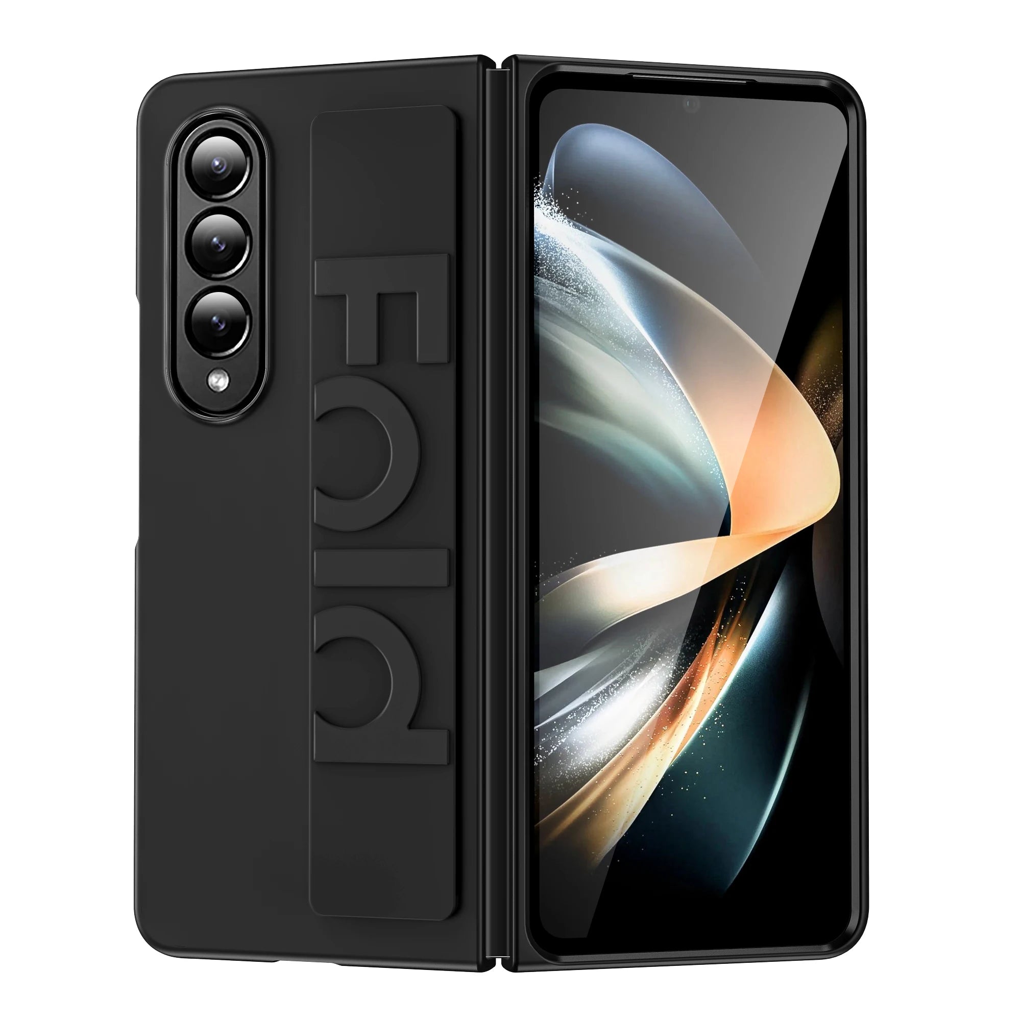 Ultra Thin Matte Galaxy Fold Case With Wrist Strap Pro - Smarsty