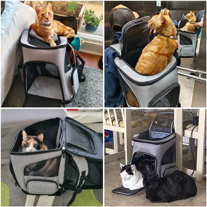 Breathable Large Capacity Cat Carrier Backpack - Smarsty