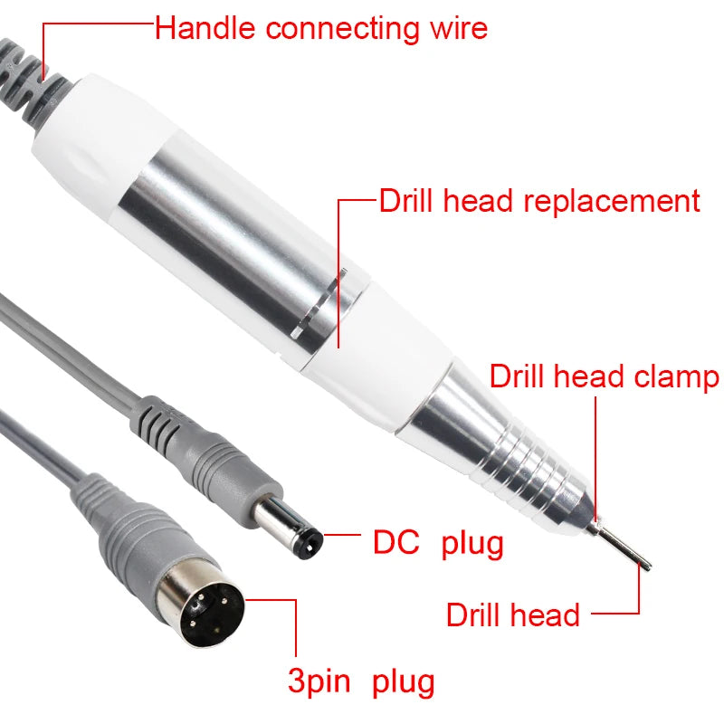 Electric Nail Drill Pen for Professional Manicure and Pedicure - Smarsty