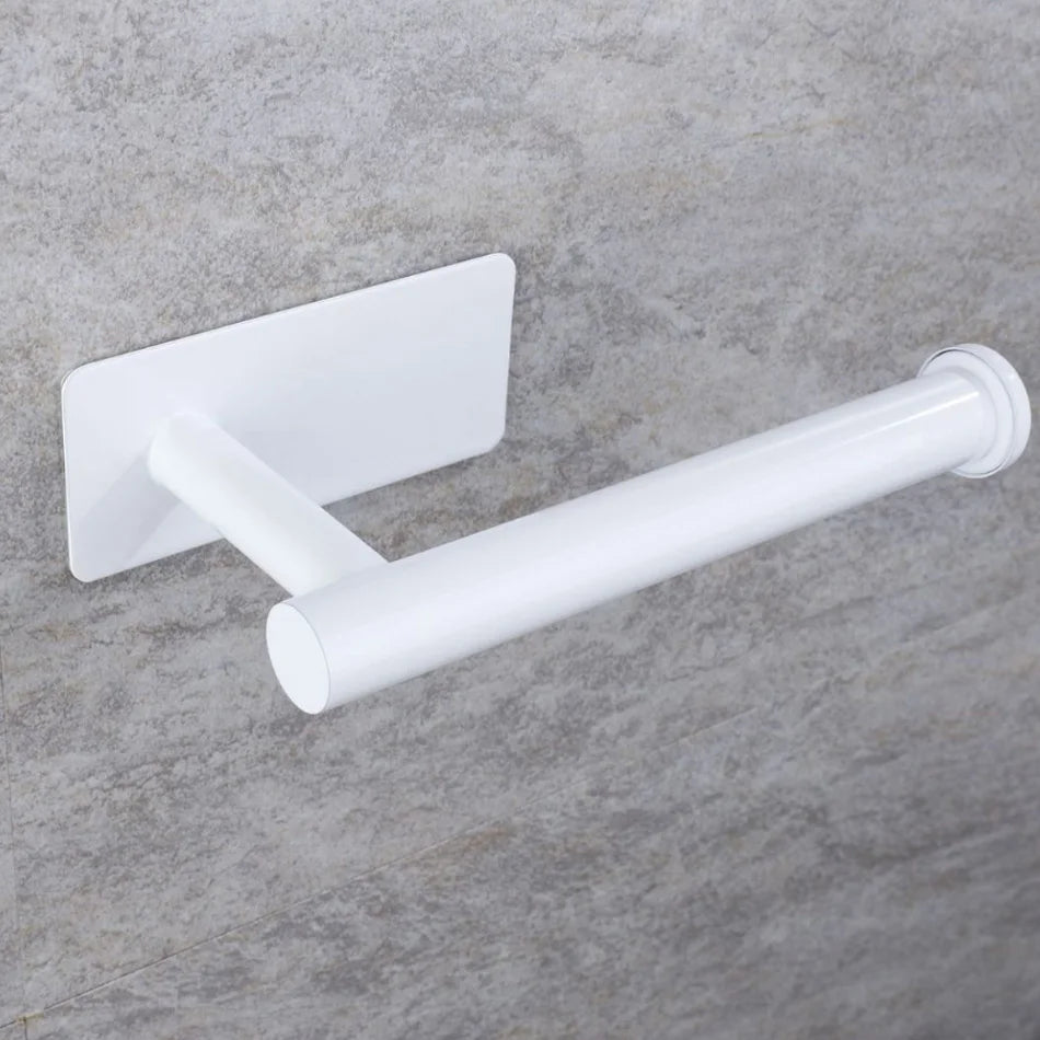 Stainless Steel Adhesive Paper Holder for Kitchen and Bathroom - Smarsty