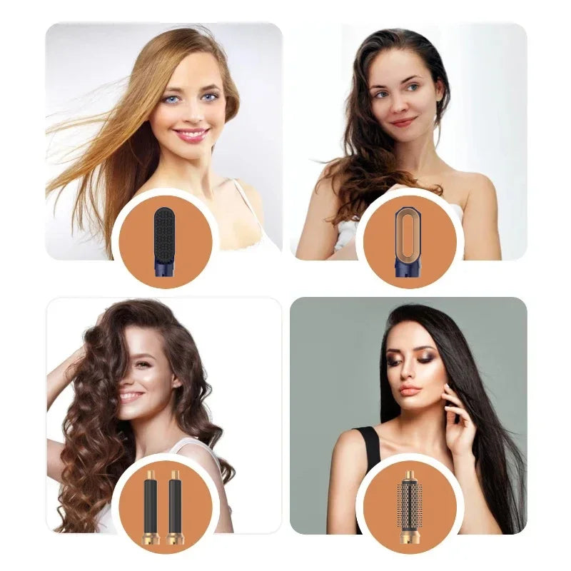5 In 1 Hair Dryer Hot Air Comb For Styling - Smarsty