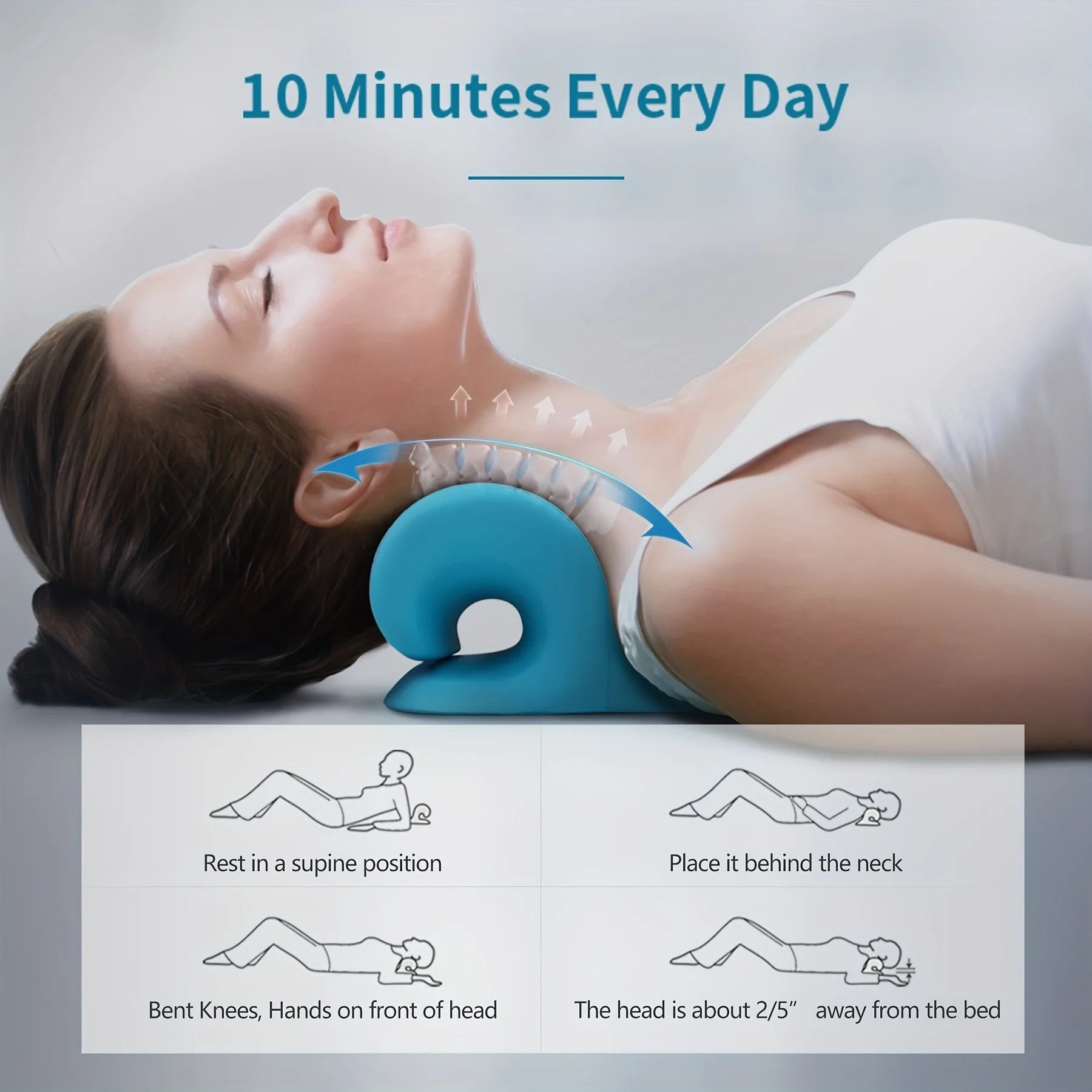 Eva Neck And Shoulder Relaxer For Pain Relief - Smarsty