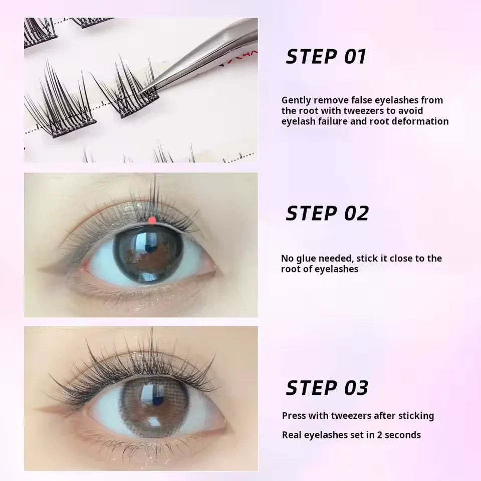 Self-Adhesive Eyelash Kit for Natural Glam Looks - Smarsty