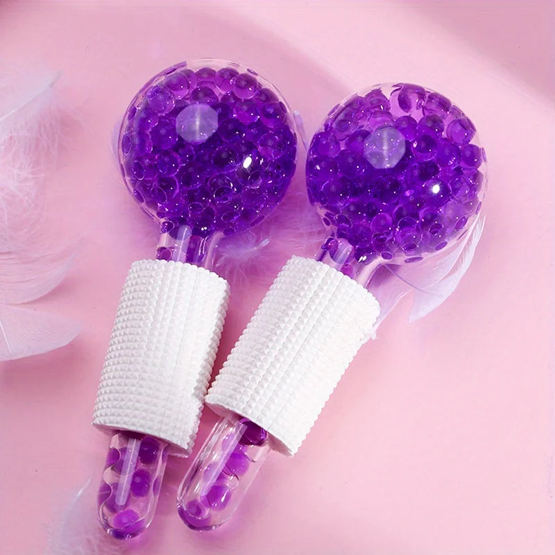 Cooling LCE Globes for Facial Massage and Puffiness Relief - Smarsty
