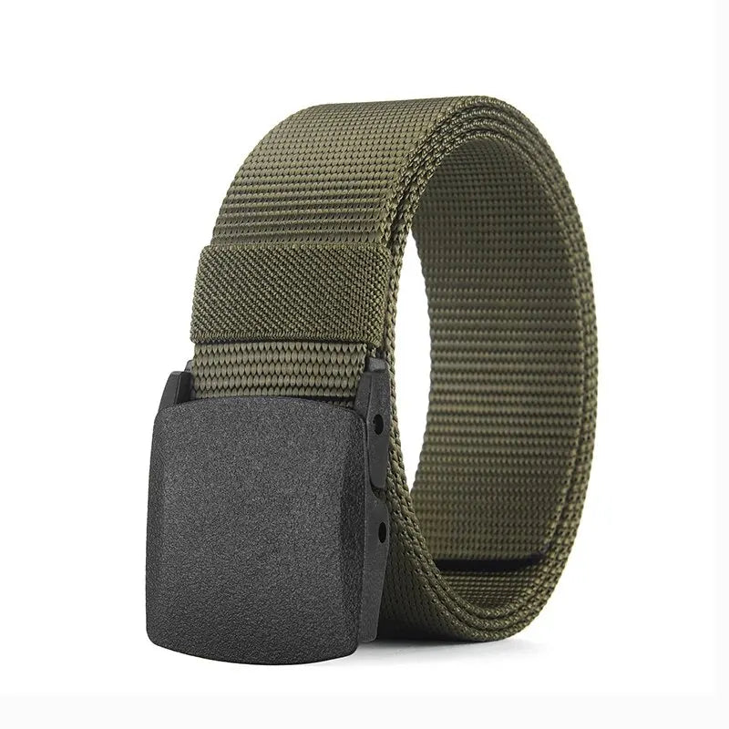 Unisex Canvas Tactical Belt Durable Metal Free Design - Smarsty