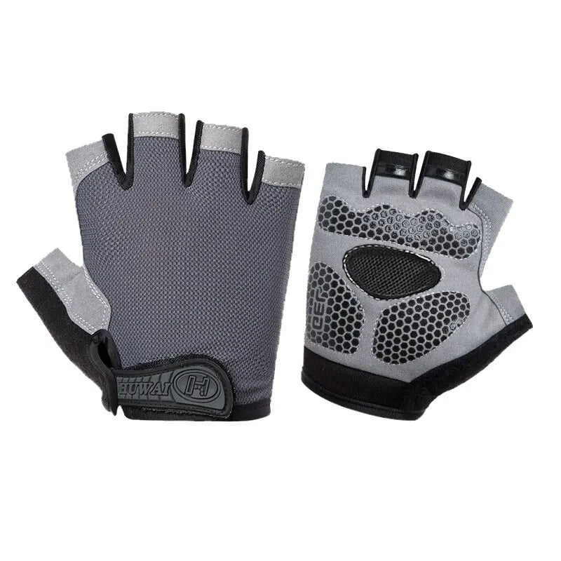 Half Finger Cycling Gloves Breathable Anti Slip for Men Women - Smarsty