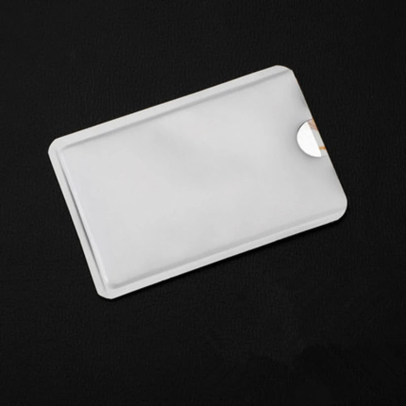 10pcs Anti Rfid Credit Card Holder Blocking Reader Lock Blocker Bank Cards Protector Shielding Bag Colorful Anti-theft Card Case