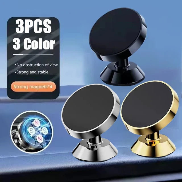 Magnetic Car Phone Holder Mount For GPS And iPhone Plus - Smarsty