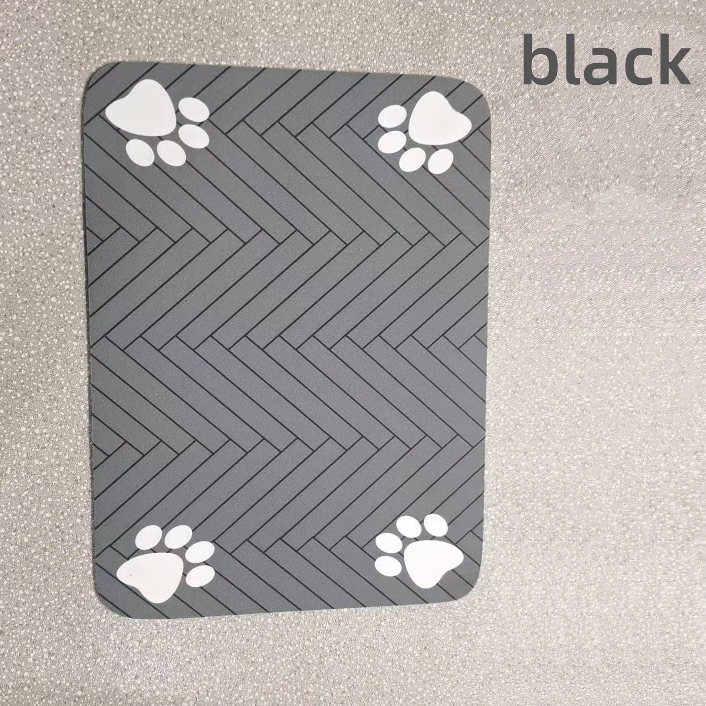 S(little kitten )、M、L bsorbent Pet Feeding Mat, Waterproof Placemat for Dog & Cat Food & Water Bowls, Quick-Dry Rubber Backing