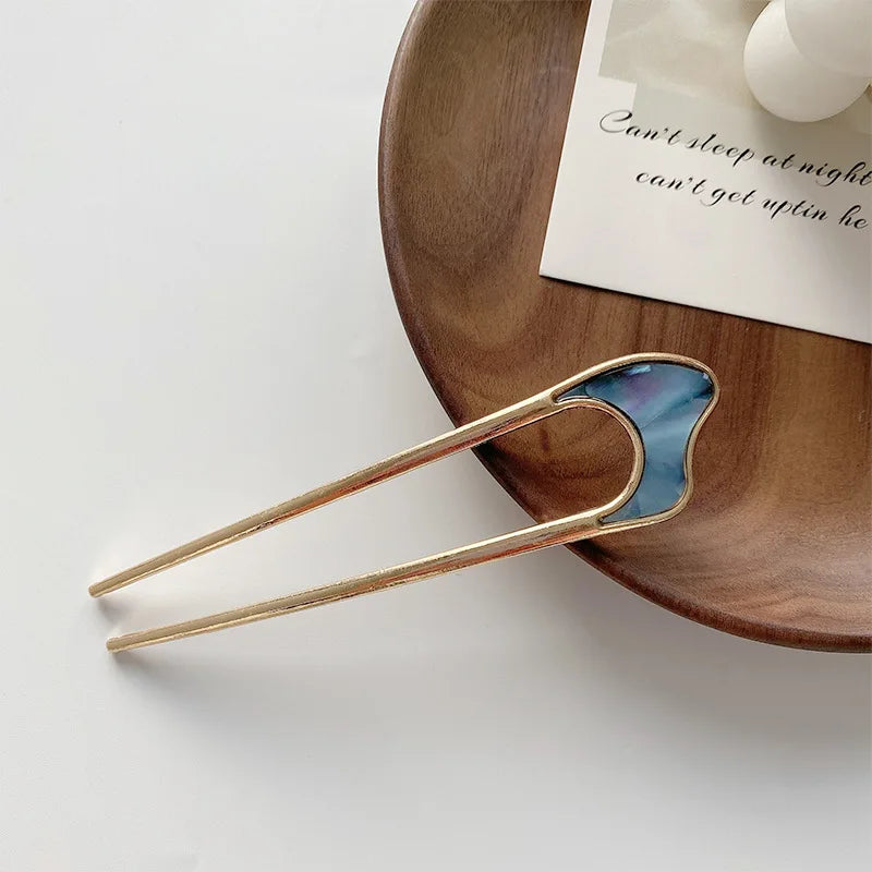 Korean Pearl Hairpins for Elegant Bun Styling - Smarsty