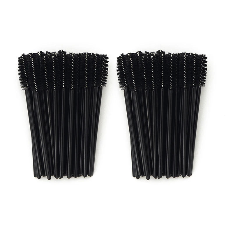 50Pcs Disposable Eyelash Brushes for Makeup Application - Smarsty
