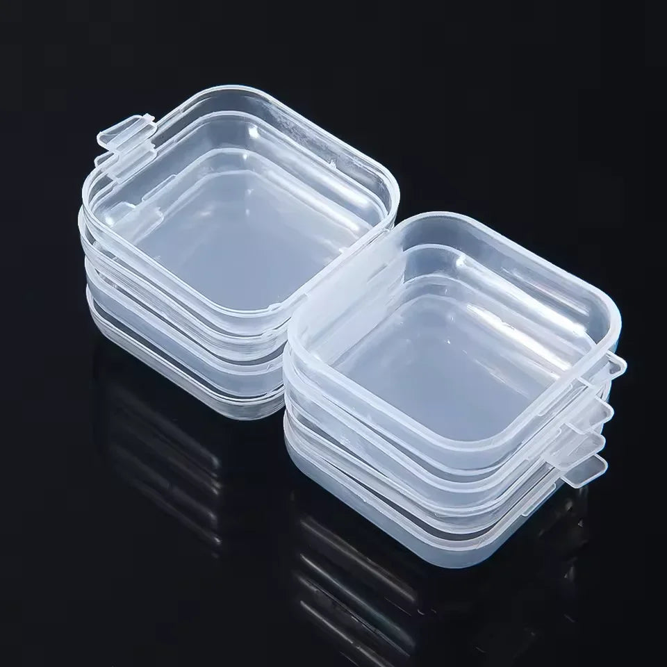 Small Plastic Storage Box for Jewelry Beads and Earring Organizer - Smarsty