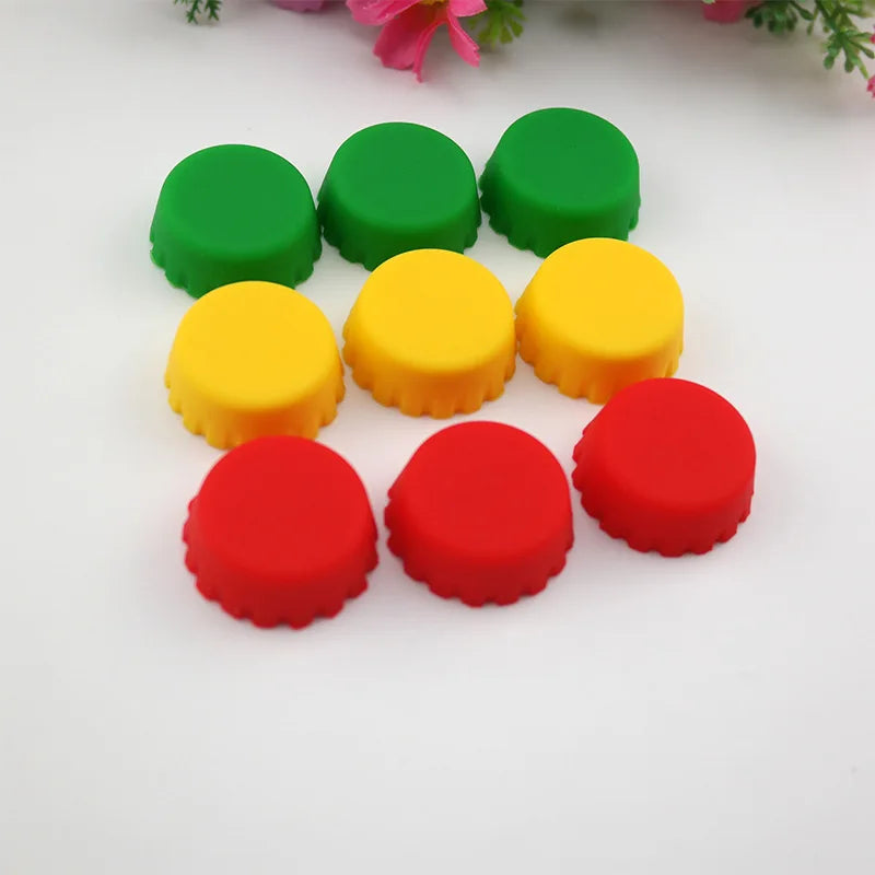 Candy Color Silicone Beer Bottle Caps for Home Brewing - Smarsty