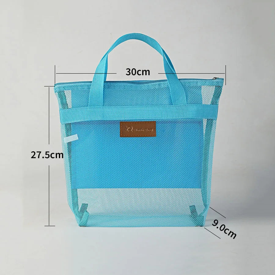 Mesh Makeup Bag Cosmetic Organizer Hanging Travel Case - Smarsty