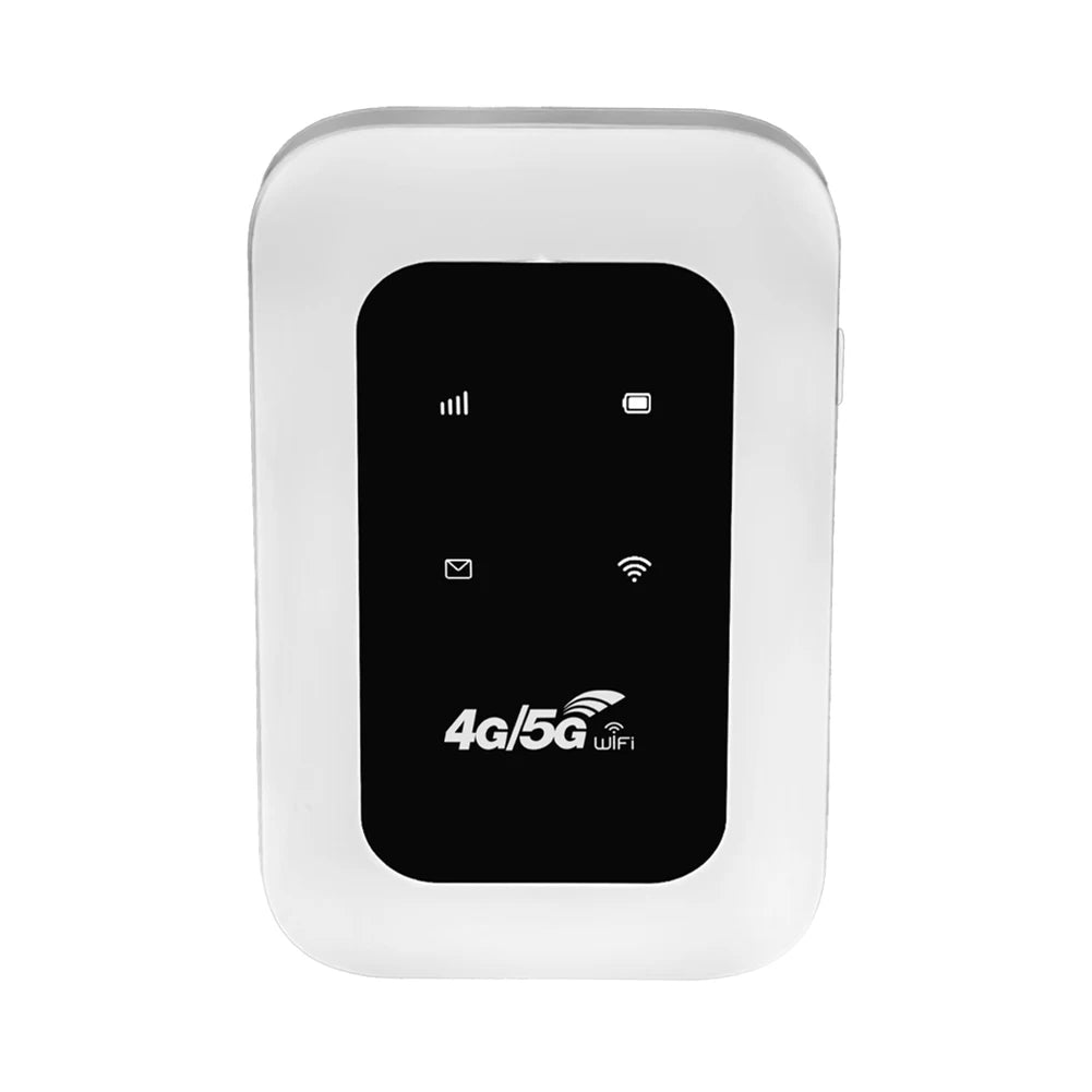 4G Pocket WiFi Router Portable Mobile Hotspot 150Mbps 4G LTE Wireless Router 2100mAh MiFi Modem with SIM Card Slot Wide Coverage