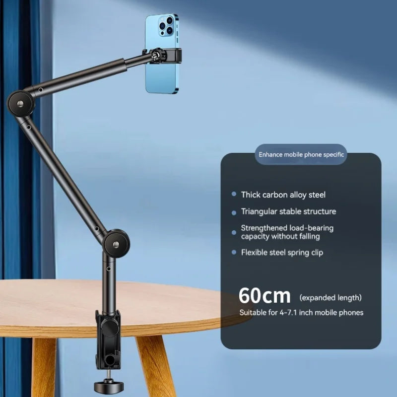 Long Arm 360 Tablet Holder Stand for 4 To 12.9Inch Tablet Smartphone Bed Adjustable Desktop Lazy Holder Bracket Support for Ipad