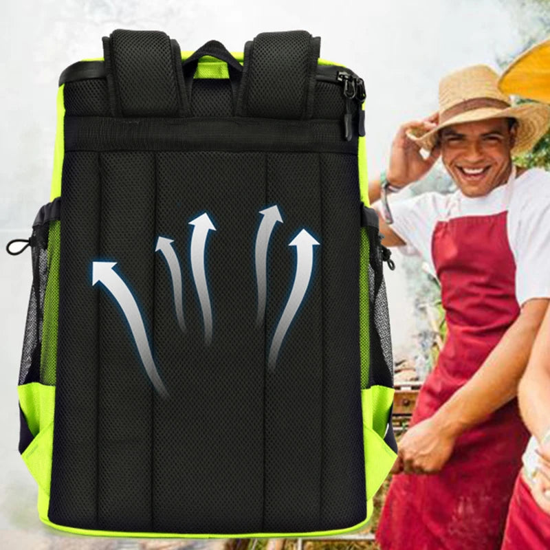 Refrigerator Bags Soft Insulated Cooler Backpack Thermal Isothermal Fridge Travel Outdoor Beach Ice Beer Backpack 30L - Smarsty