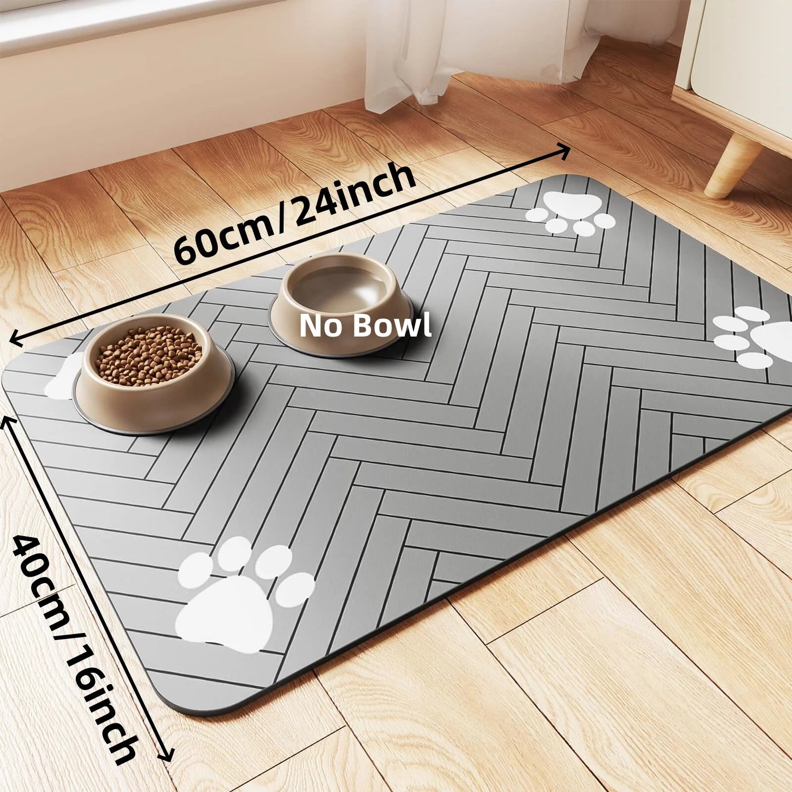 Absorbent Pet Feeding Mat with Waterproof Backing - Smarsty