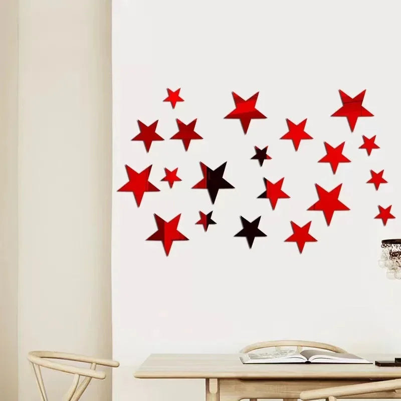 Star Mirror Wall Stickers for Stunning Home Decor - Smarsty