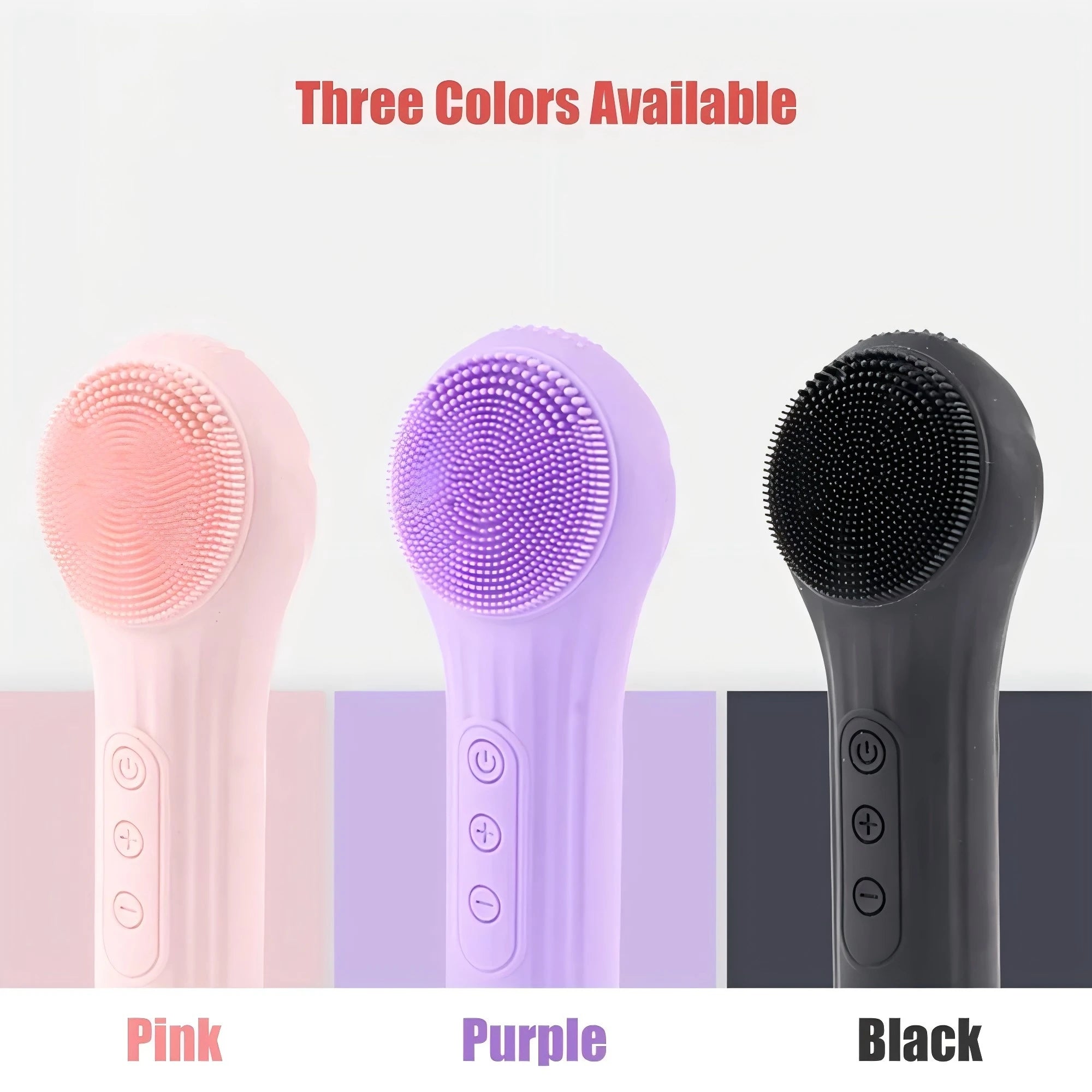 Electric Silicone Face Scrubber with Heating Vibration - Smarsty