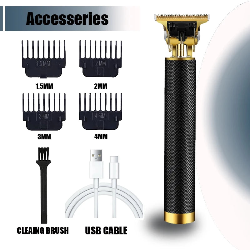 Heavy Metal Hair Clipper for Professional Men's Cuts - Smarsty