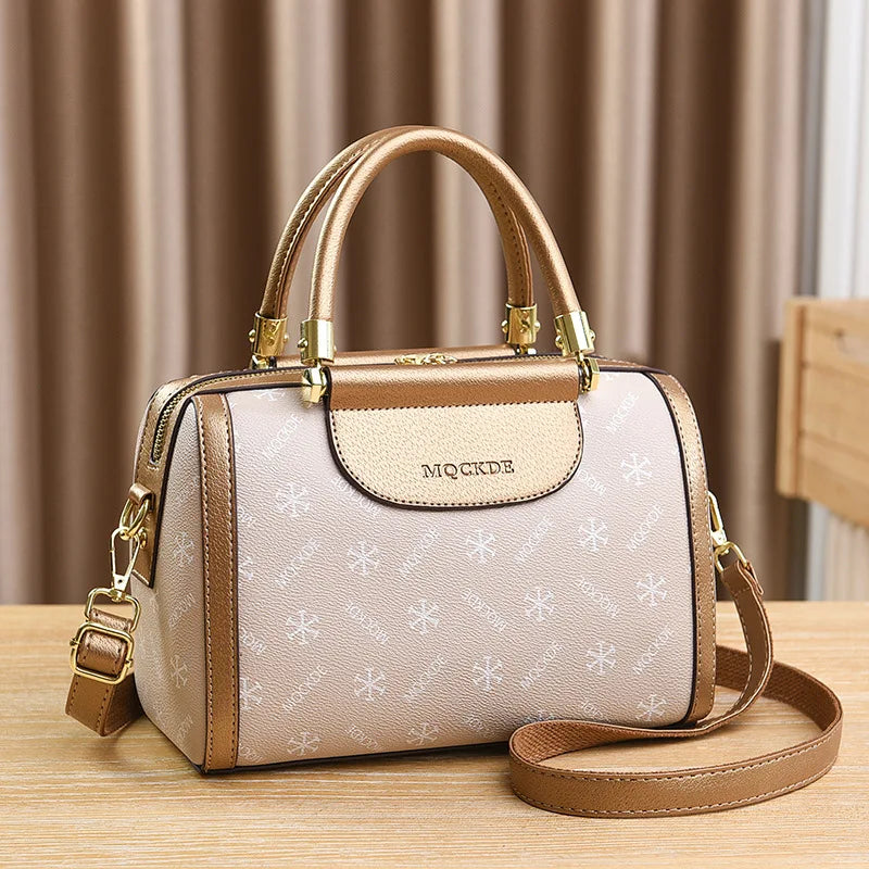 Soft Leather Women Crossbody Bag Large Capacity Versatile - Smarsty