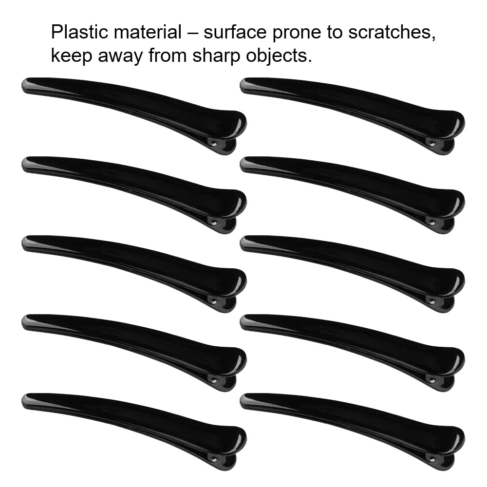 10 Pcs Plastic Hair Clips Set for Easy Styling - Smarsty