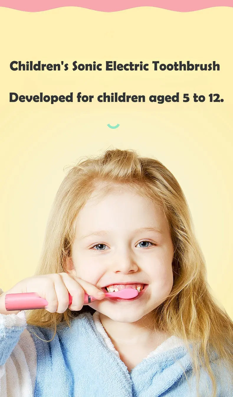 Children's Electric Toothbrush with Sonic Cleaning Feature - Smarsty