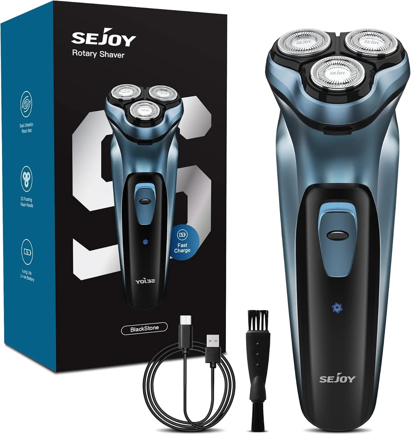 Sejoy Electric Razor for Men Rechargeable Electric Razor Shaving Machines Mens Electric Shavers,