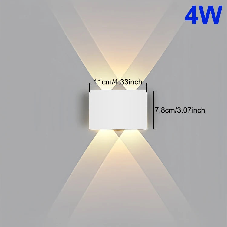 Waterproof LED Wall Light for Outdoor Decor - Smarsty