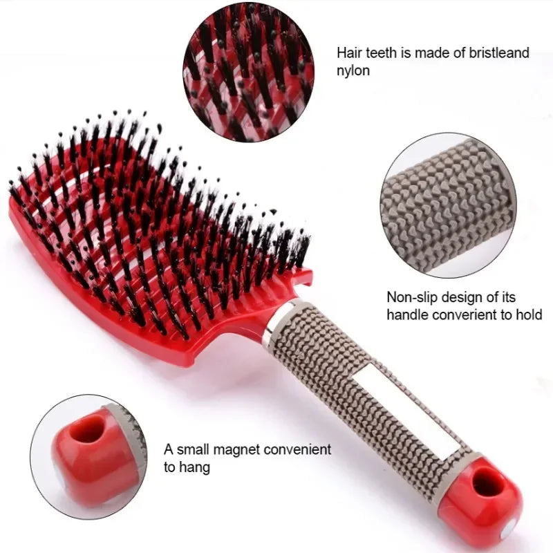 Detangling Hair Brush for Curly Hair Styling - Smarsty