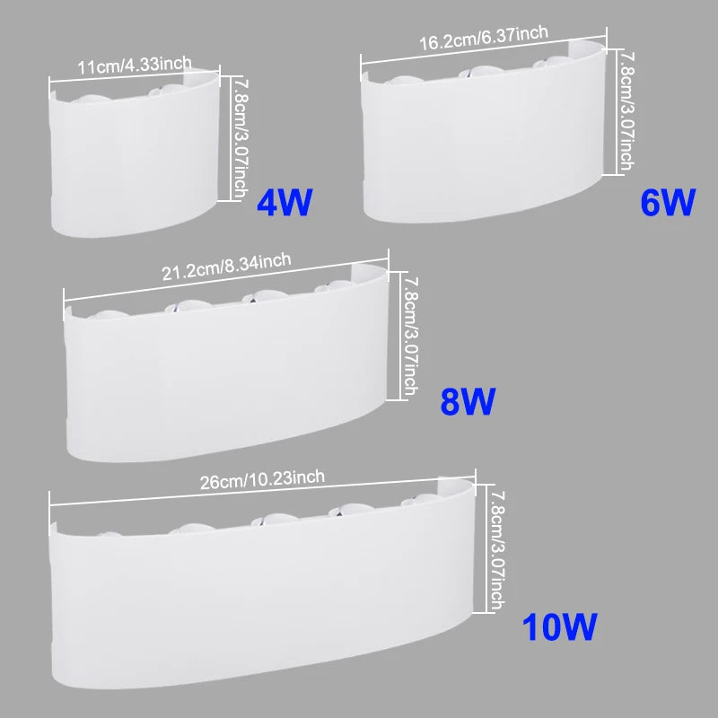 Waterproof LED Wall Light for Outdoor Use - Smarsty