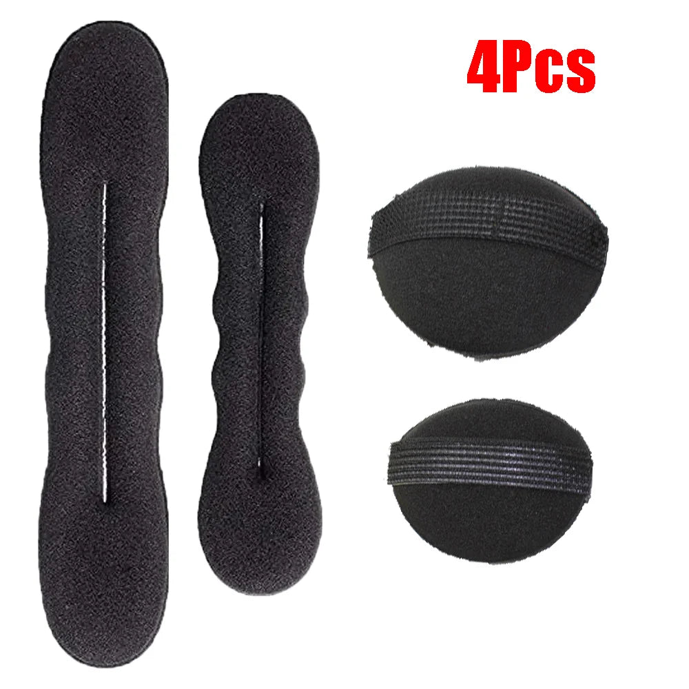 Easy Donut Bun Curler Hair Scrunchie Effortless Volume - Smarsty