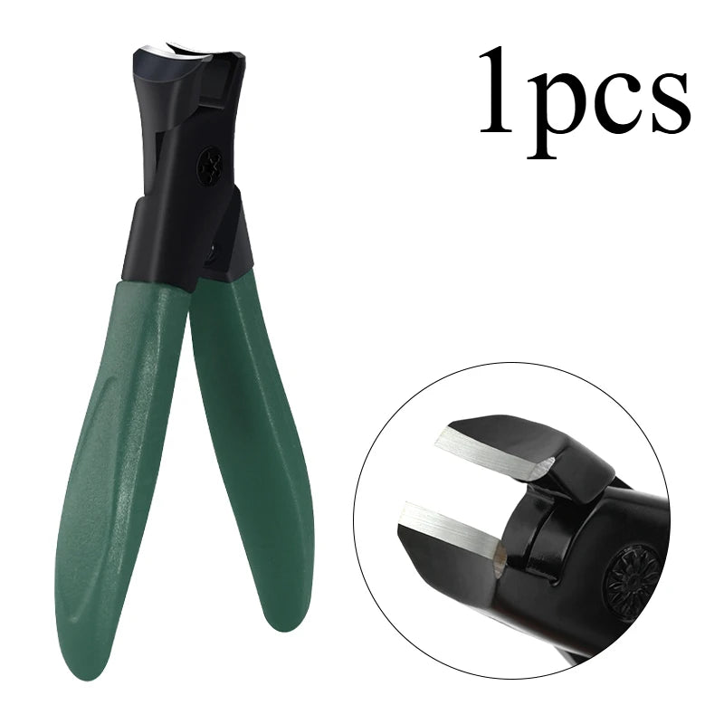 Stainless Steel Anti-Splash Nail Clipper for Thick Fake Nails - Smarsty