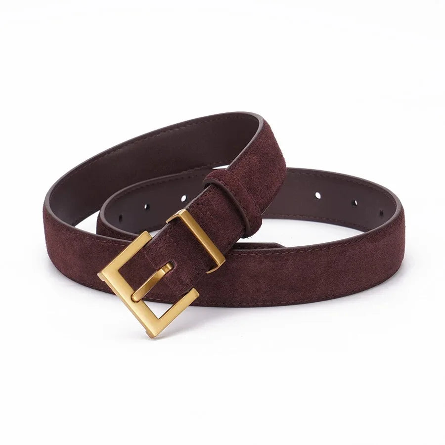 Luxury Double Genuine Leather Belt for Women - Smarsty