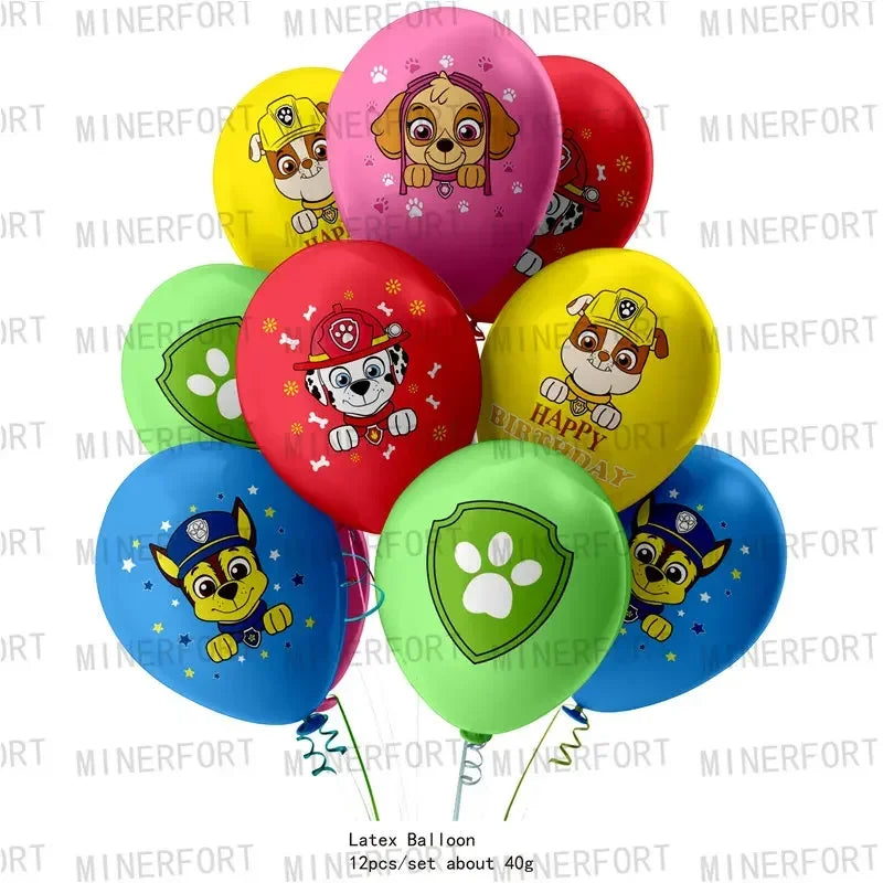 Paw Patrol Birthday Tableware Set for Fun Celebrations - Smarsty